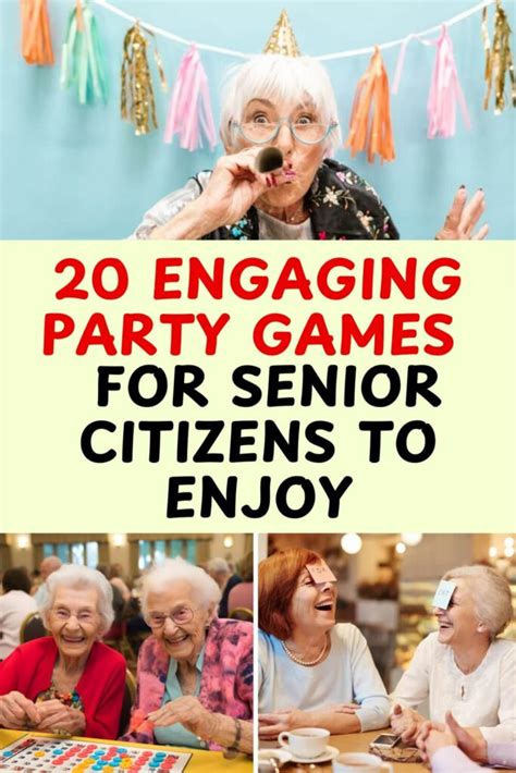 Engaging Party Games for Senior Citizens to Enjoy.